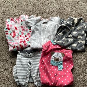 12 month fleece pajamas